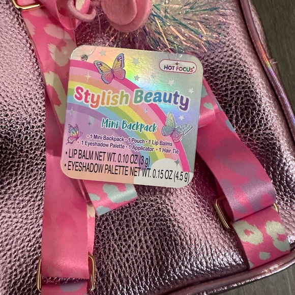 Pink Girls Mini Backpack - Picture 3 of 4